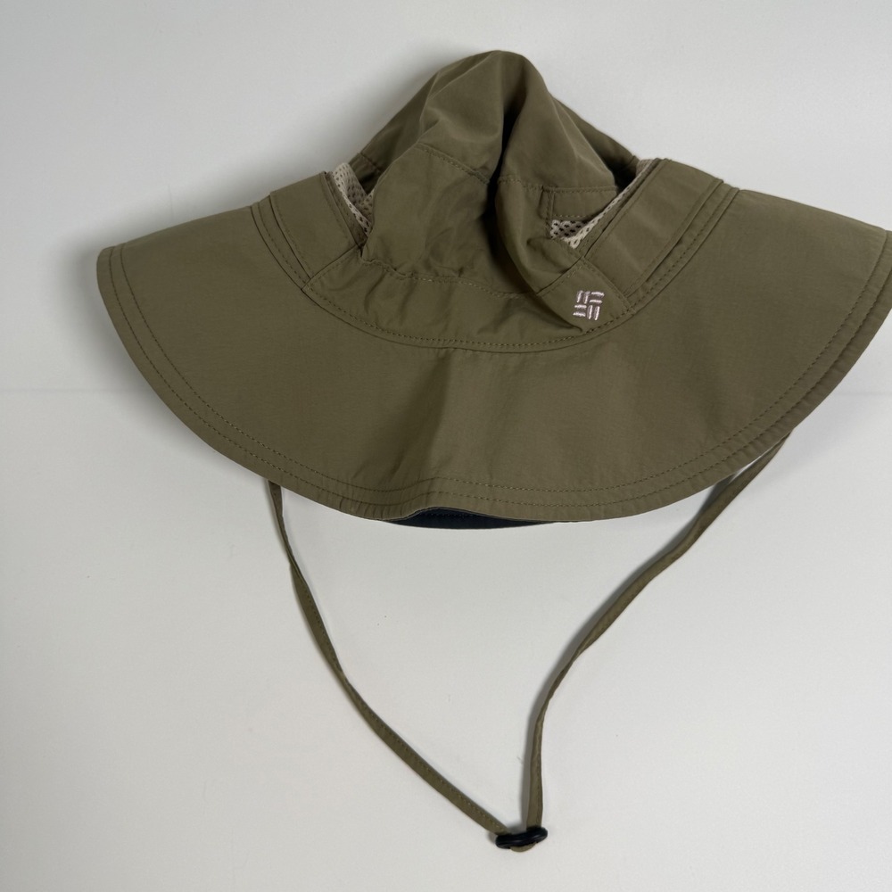 Columbia Bora Bora Booney Wide Brim Bucket Hat Olive Green Sun Hiking Fishing OS
